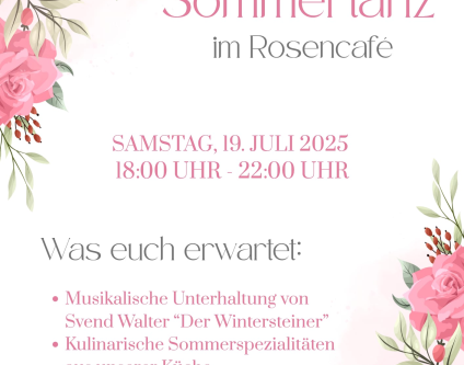 Sommertanz im Rosencafé